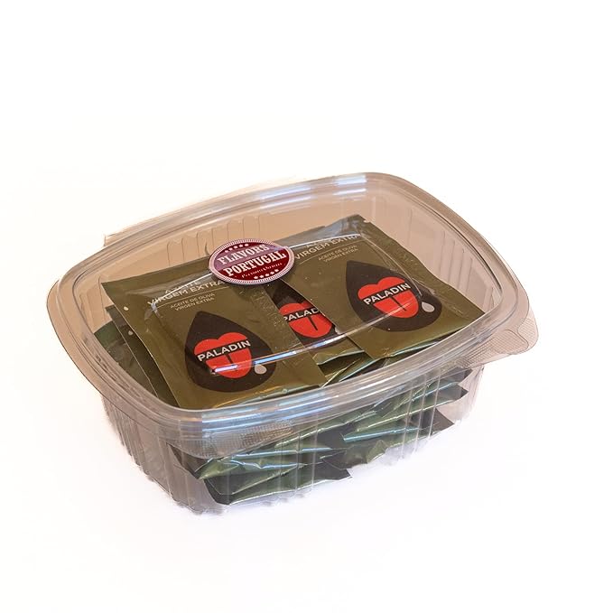 Olive Oil Sachets - 20-Pack, 0.24 fl oz (7ml each) - Premium Extra Virgin Olive Oil - Easy Open, Non-Drip System - Convenient for Travel, Home Cooking & Picnics