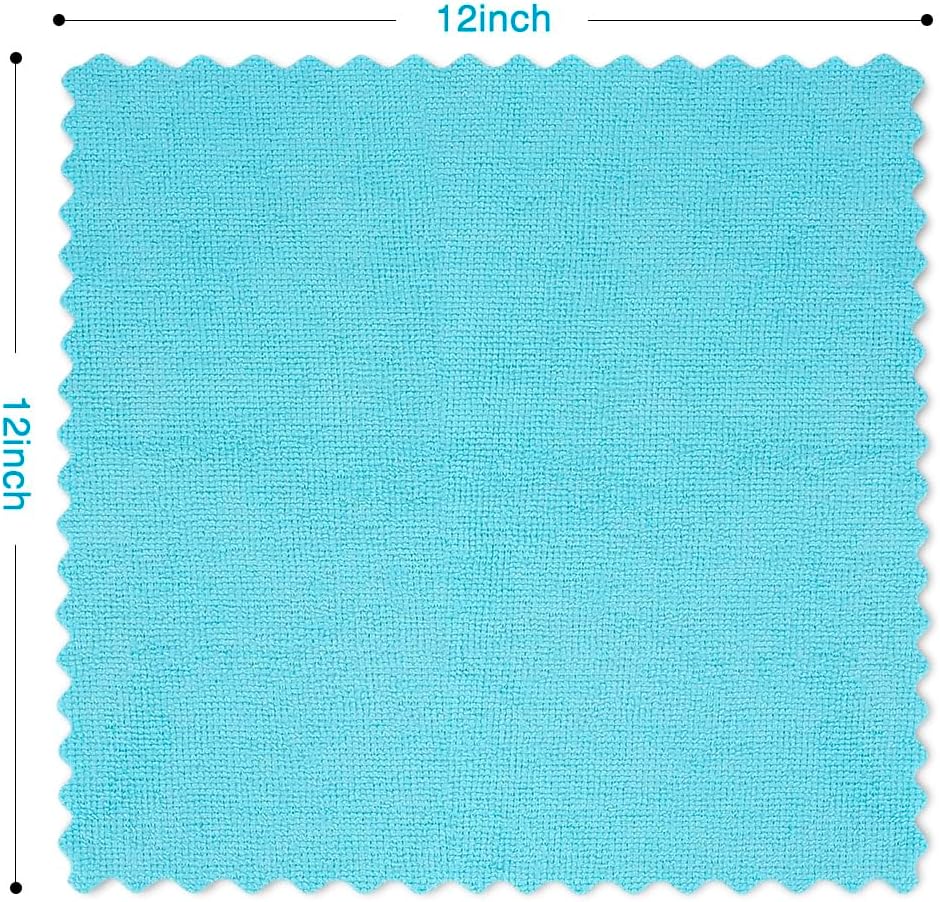 Orighty Microfiber Cleaning Cloth Bulk, 150 Pack Cleaning Rags 12x12 inch