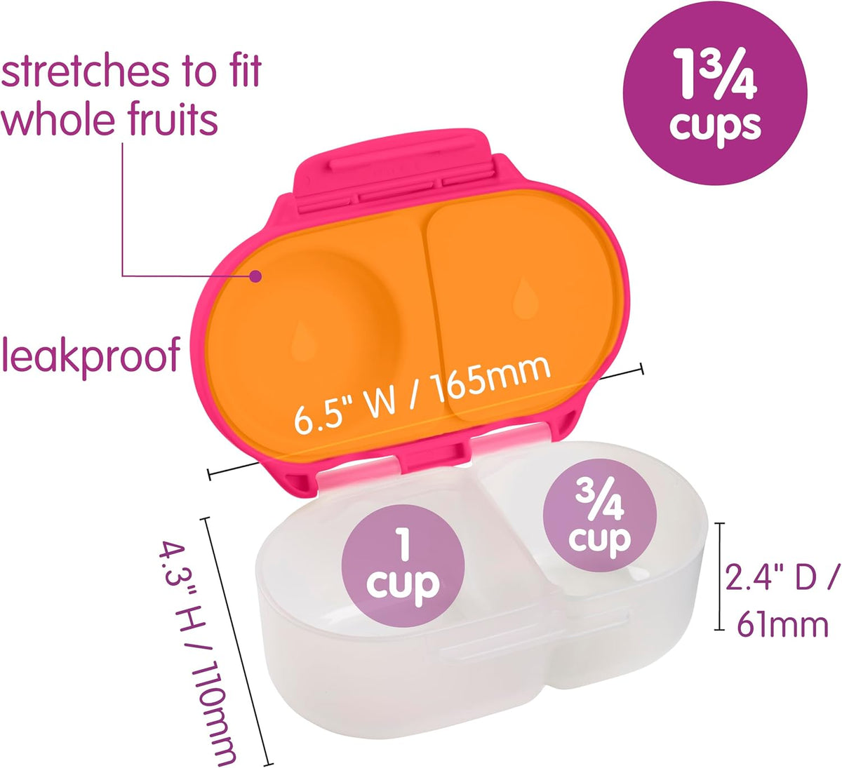b.box Snack Box 2-Pack