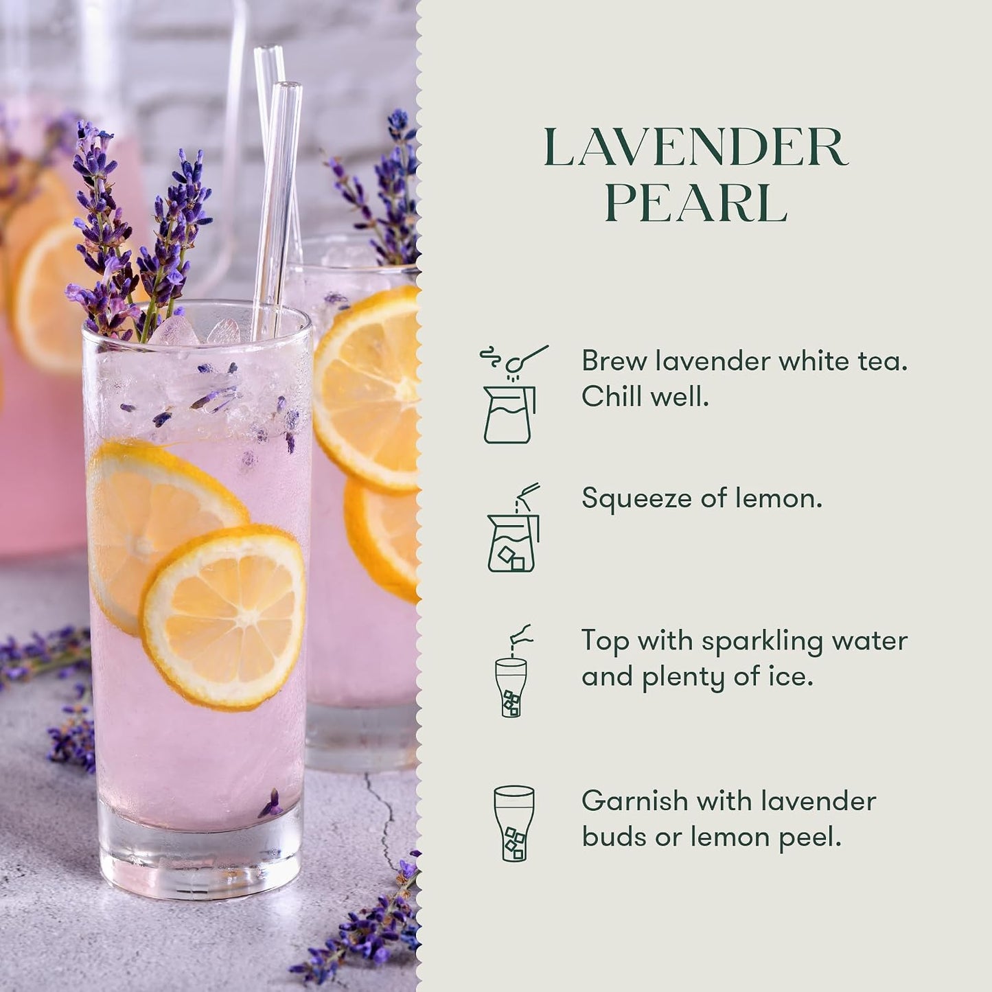 Luxmi Estates Lavender Valley Loose Leaf Tea, (25g/0.88oz) Darjeeling Makaibari White Tea, Low Caffeine, Sleep Function Tea