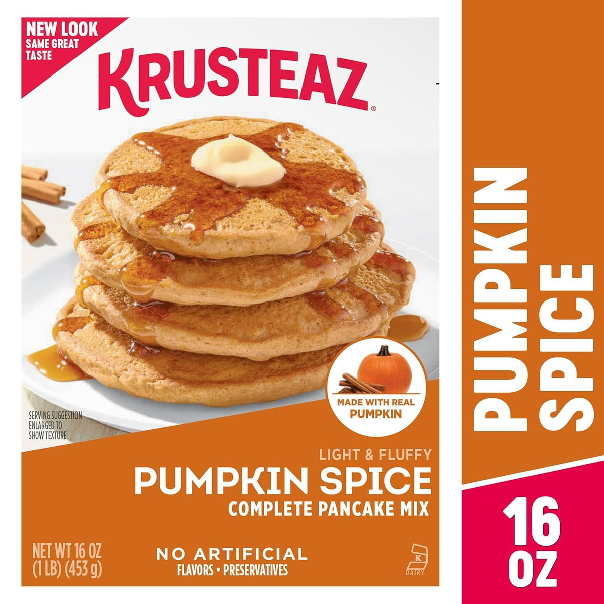 Krusteaz Pumpkin Spice Pancake Mix 16 oz(3 Pack)