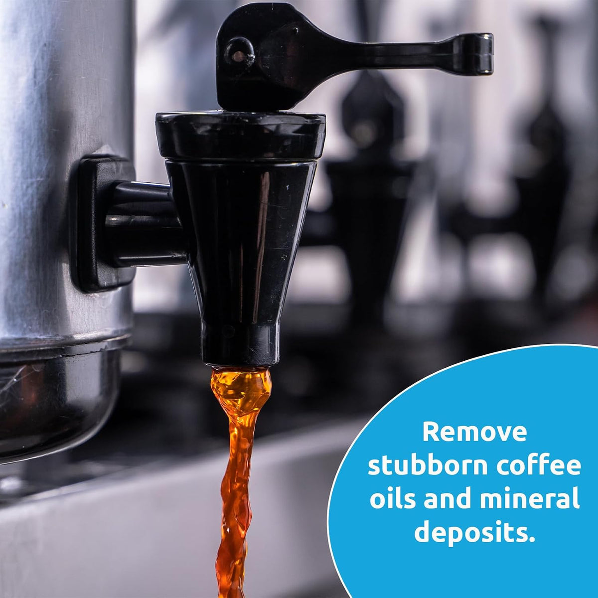Stera Sheen Coffee Equipment Cleaner, All-Purpose Brewing Equipment, Espresso, Coffee Maker Cleaner, Café Clean Removes Oil, Stain Buildup, from Glass, Plastic &amp; Stainless Steel - 1 Oz. (100 Count)