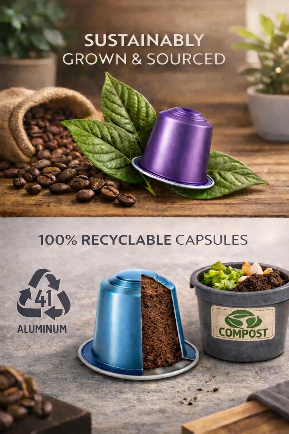 ROSSO CAFFÈ Espresso Pods for Nespresso Original Machines, Intense Pack 80