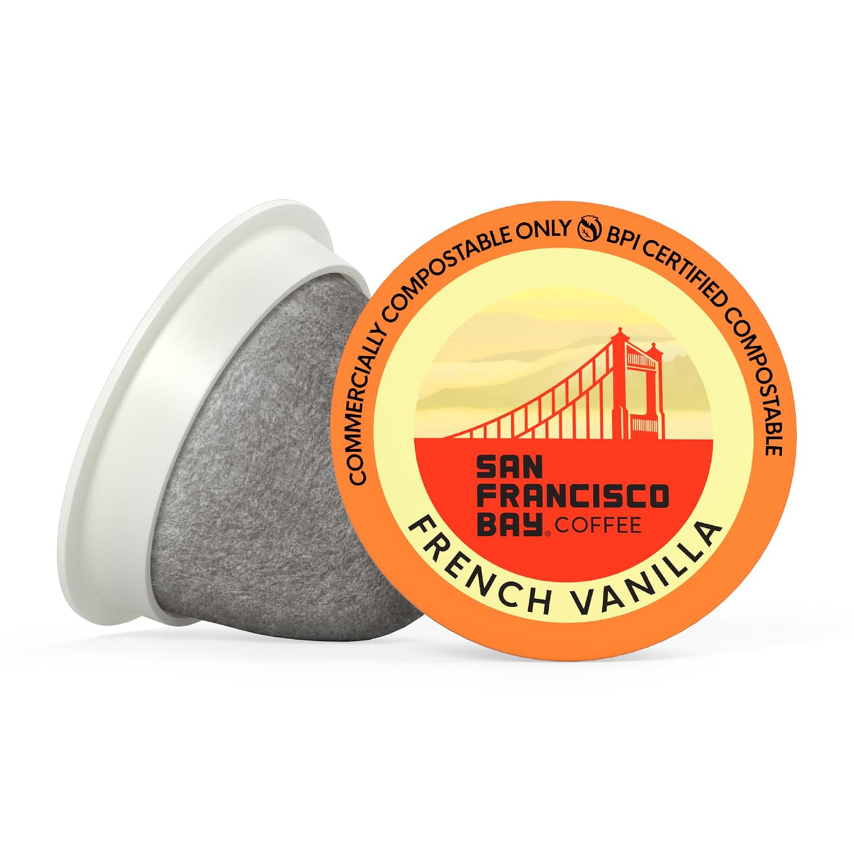 San Francisco Bay French Vanilla K-Cup Compatible Coffee Pods, 80 ct