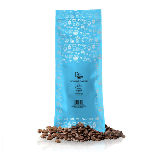 Dongiò Caffè Napoli Blend - Whole Bean Coffee, Dark Espresso Roast, Premium Coffee Quality, 2.2 Pounds (35.2 Oz - Pack of