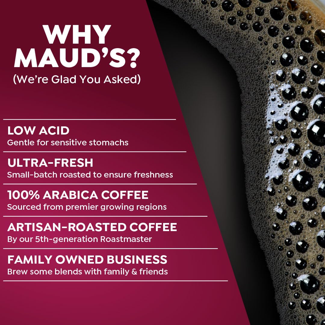 Maud's Raspberry Chocolate Flavored Coffee Pods, 18ct