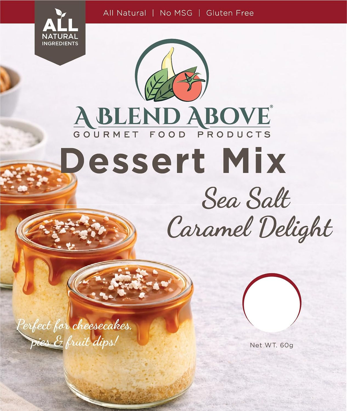A Blend Above Sea Salt Caramel No-Bake Desserts Mix - All Natural