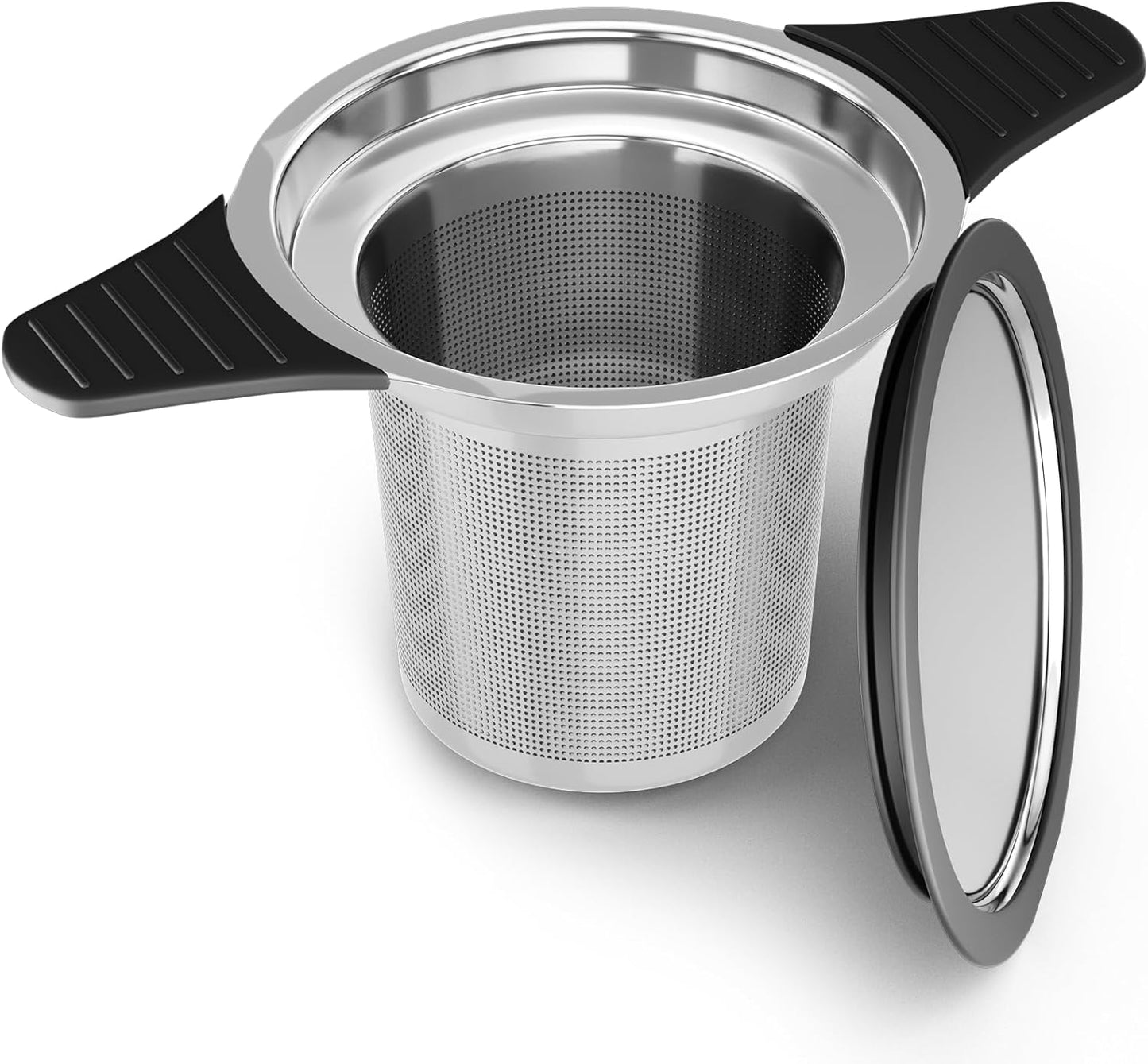 Reinmoson Large Tea Strainers & Filters for Loose Tea Single Cup, 304 Stainless Steel and Food Grade