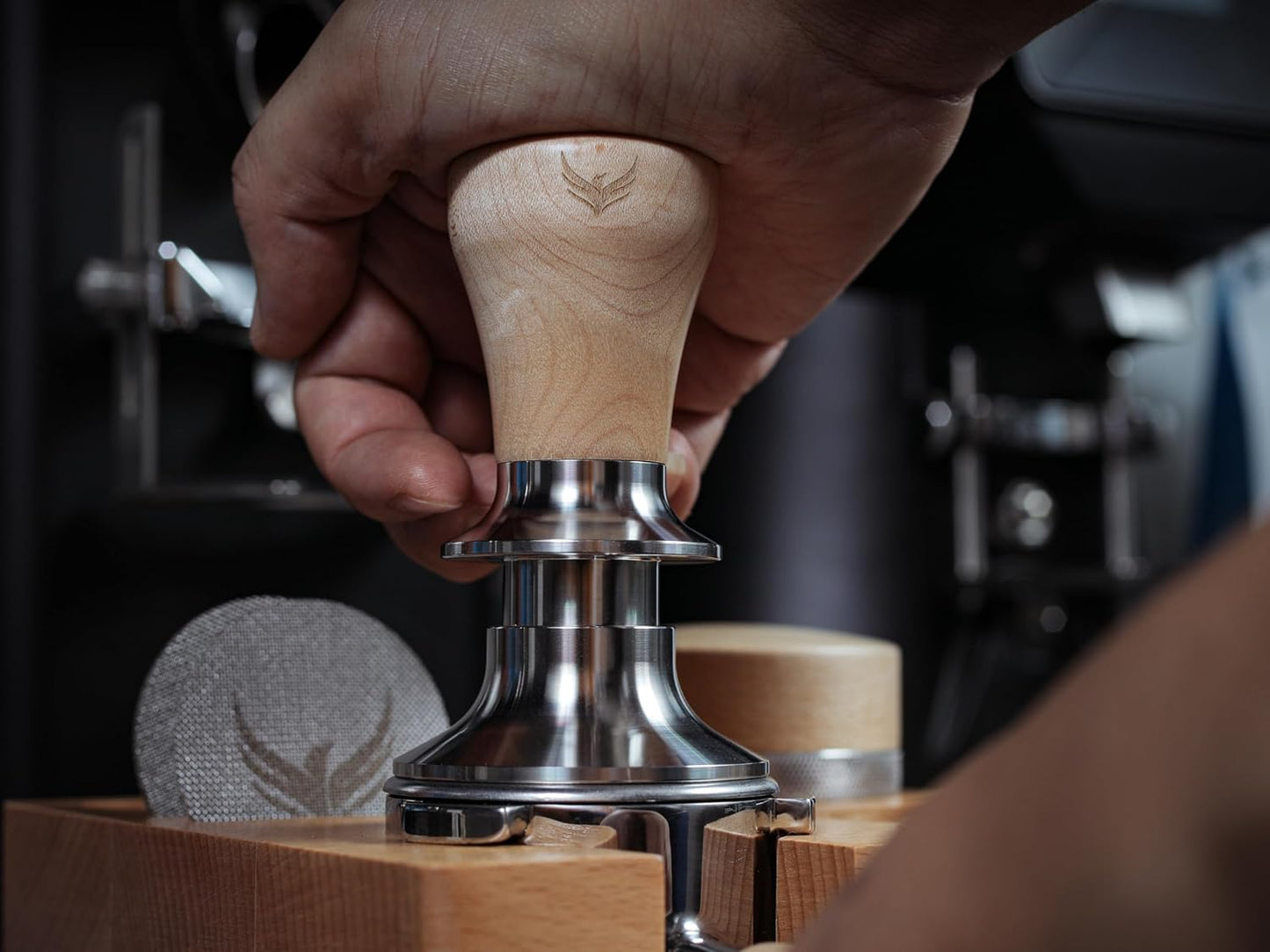 Spring Loaded 54mm Espresso Tamper for Breville