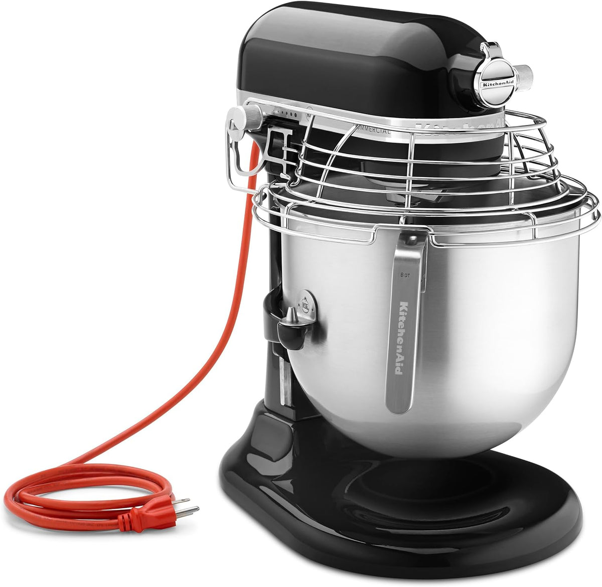 KitchenAid Commercial Series 8 Quart Bowl-Lift Stand Mixer with Stainless Steel Bowl Guard - KSMC895