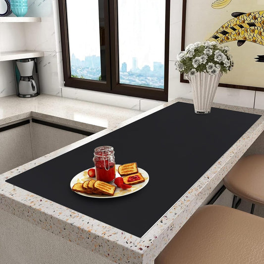 Extra Large Silicone Mat,Silicone Mats for Kitchen Counter Island Dinner Table Countertop Protector Heat Resistant Mat (120”