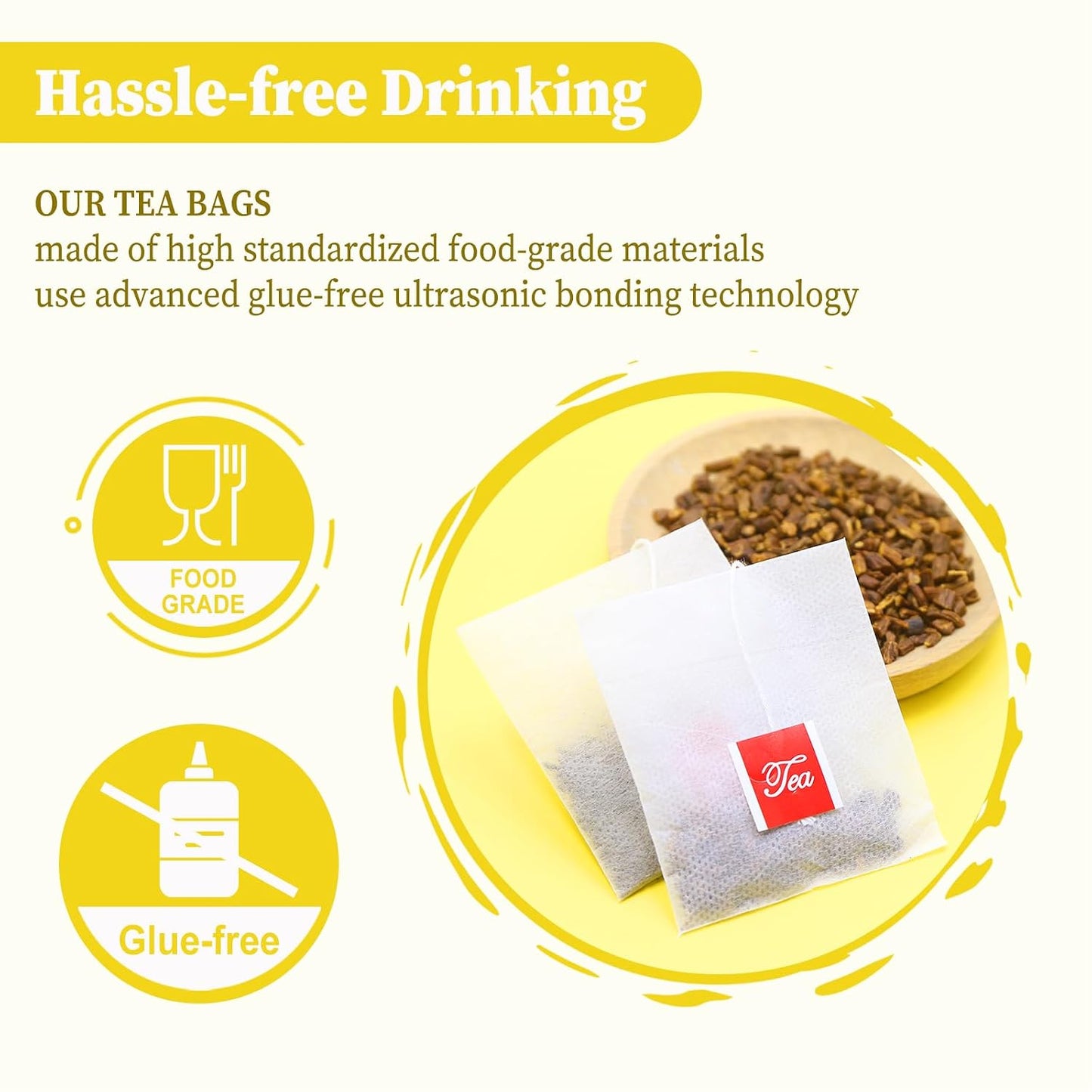 FullChea - Dandelion Root Tea Bags, 40 Count, Roasted Root Tea | Roasted root infusion with a deep earthy taste, supports digestion, immune wellness and detox tea routines