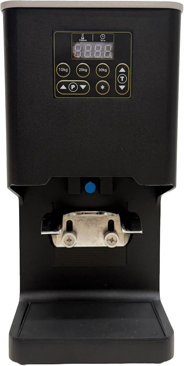 Electronic Automatic Espresso Tamper, 58mm Coffee Tamper | Multi-Tamp 1-3x Espresso Distribution Tool | Adjustable Pressure 2-38kg Electric Tamper | CE Certified | Home &amp; Commercial Barista Tool