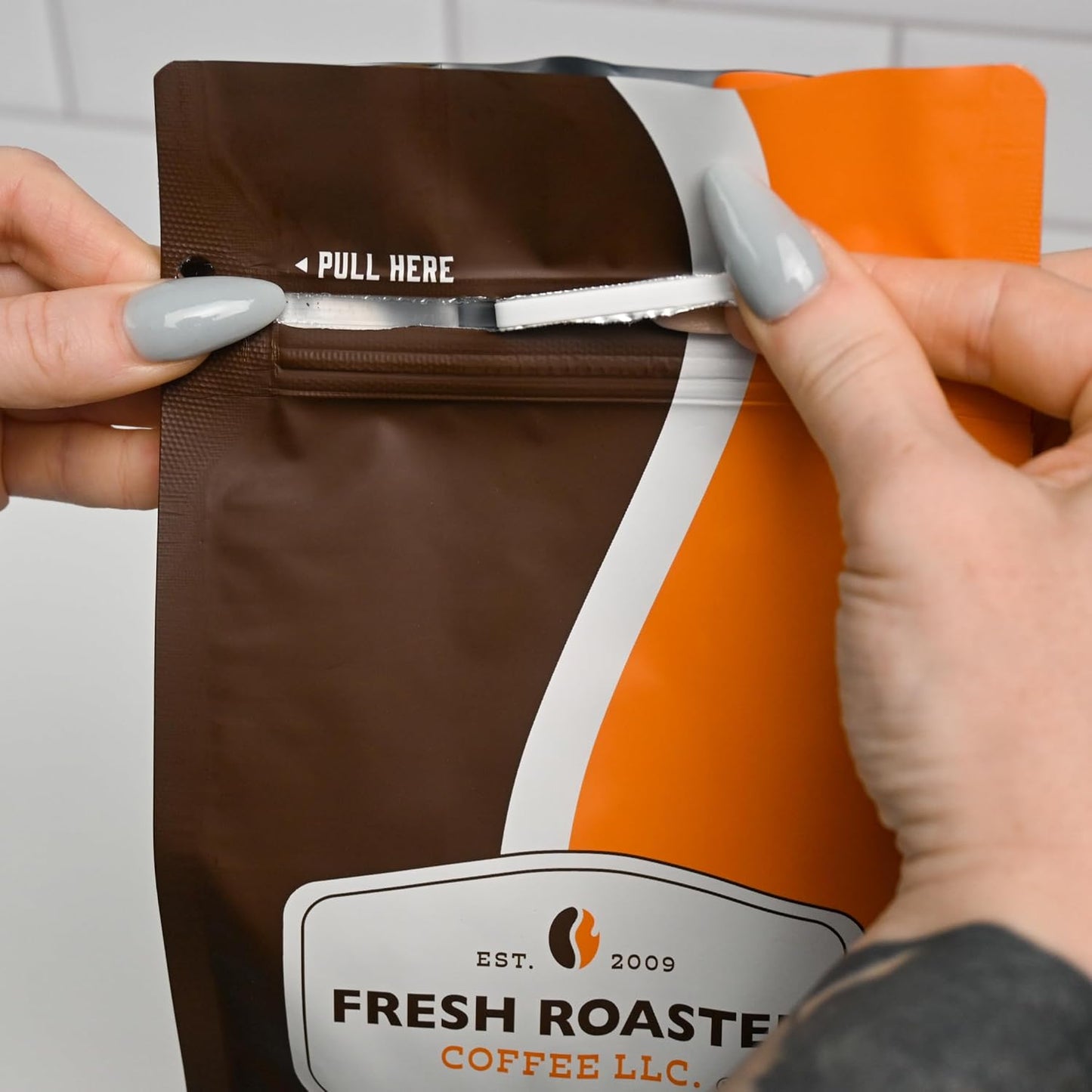 Fresh Roasted Coffee, Tiger Nebula, 12 oz, Medium Roast, Kosher, Ground