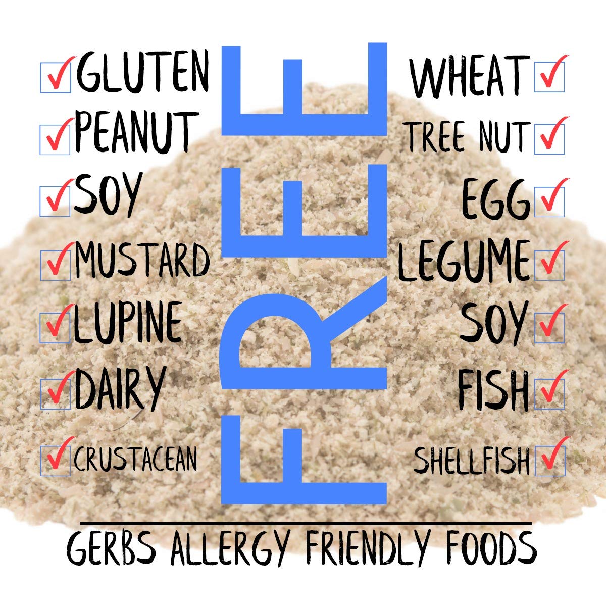 Gerbs Pumpkin Seed Meal 2 lbs. | Finely Ground, No Additives, Resealable Bag | Rich, Earthy Texture for Baking & Blending | Top 14 Allergen-Free