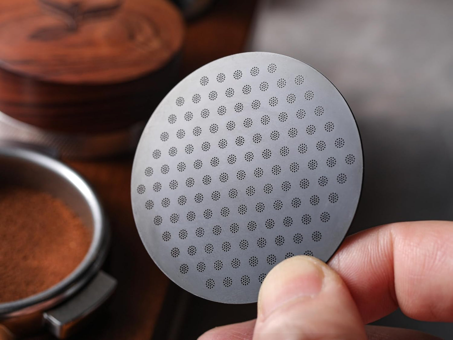58mm Puck Screen 2PCS Stainless Steel Coffee Puck Filter