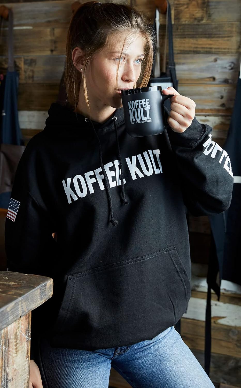 Koffee Kult Dark Roast Whole Bean Coffee - Small Batch 100% Arabica Gourmet Blend