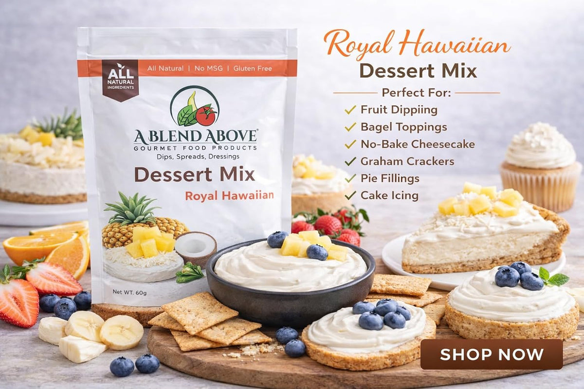 A Blend Above Royal Hawaiian Cheesecake Mix - No-Bake Desserts