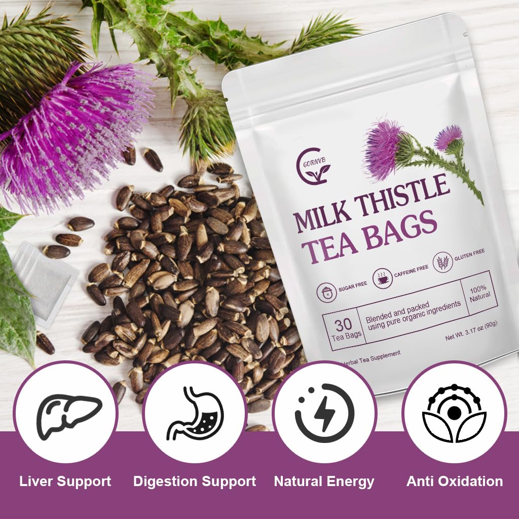 GORNVB Organic Milk Thistle Tea Bags