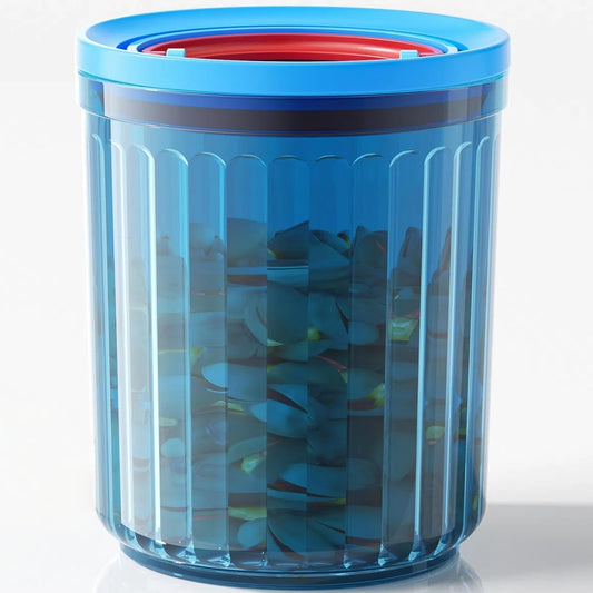 Plastic Small Airtight Food Storage Container with Lids BPA Free Sugar Tea Ground Coffee Canisters for Beans Nut Spice Snack