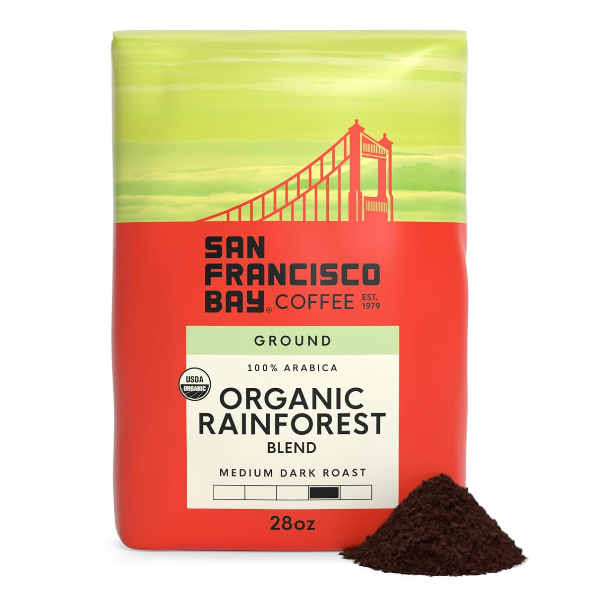 San Francisco Bay Coffee Organic Rainforest Blend Ground Coffee