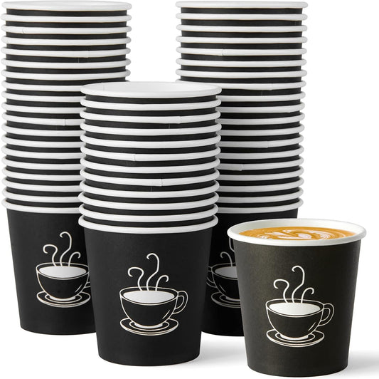 600 Pack 4 oz Paper Cups, Small Disposable Coffee Cups, Paper Espresso Cups, Hot/Cold Drinking Cups for Party, Picnic,