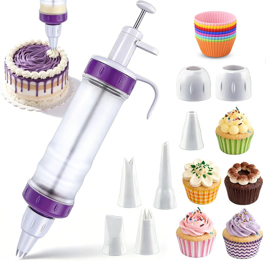 JAYVAR Dessert Decorating Syringe Set