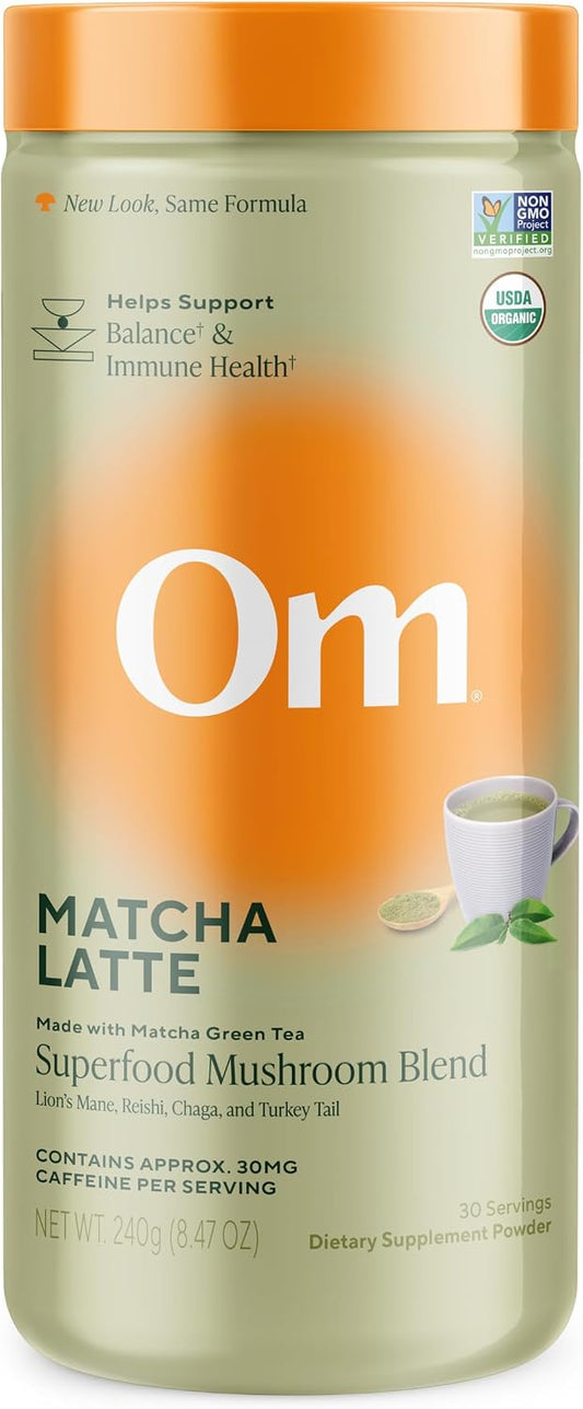 OM MUSHROOM SUPERFOOD Matcha Latte Blend