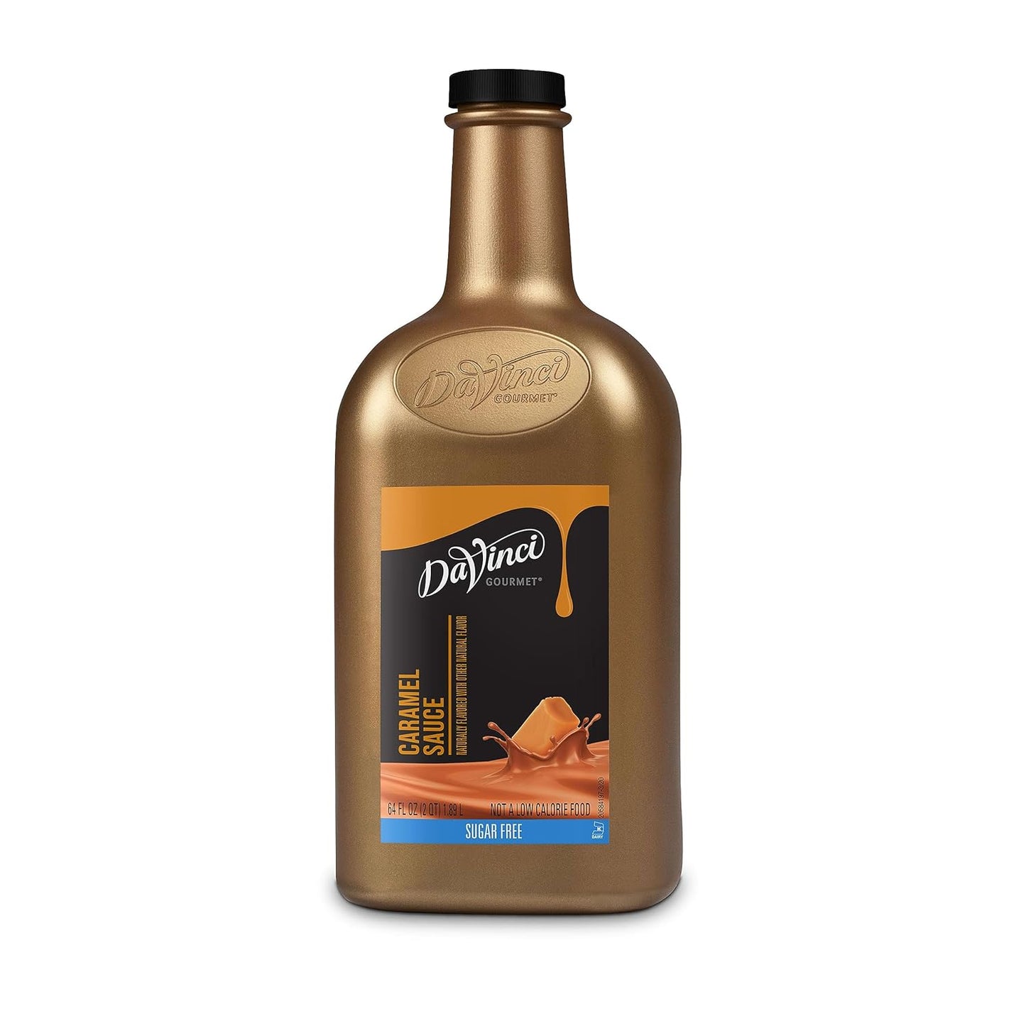 DaVinci Gourmet Sugar Free Caramel Sauce, 64 Fluid Ounces (Pack of 1)