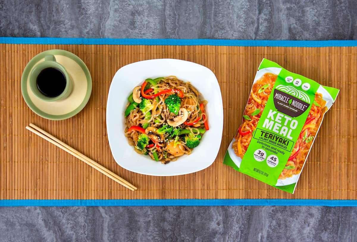 Miracle Noodle Ready to Eat Teriyaki Pasta, 9.2 Oz (Pack of 6)