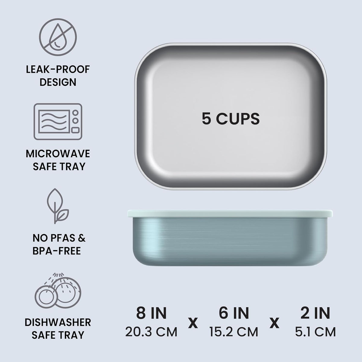 Bentgo MicroSteel Leak-Proof Bento Lunch Box