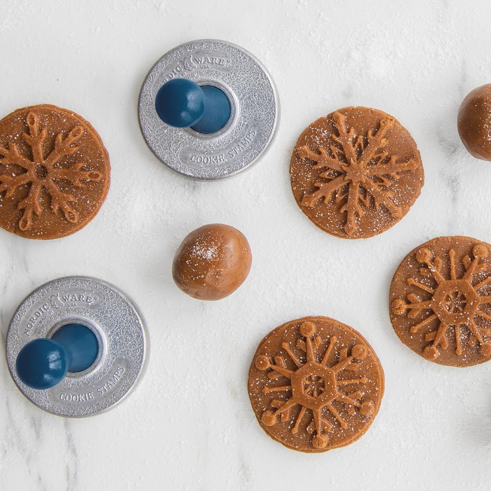 Nordic Ware Snowflake Cookie Stamps (Set of 3)