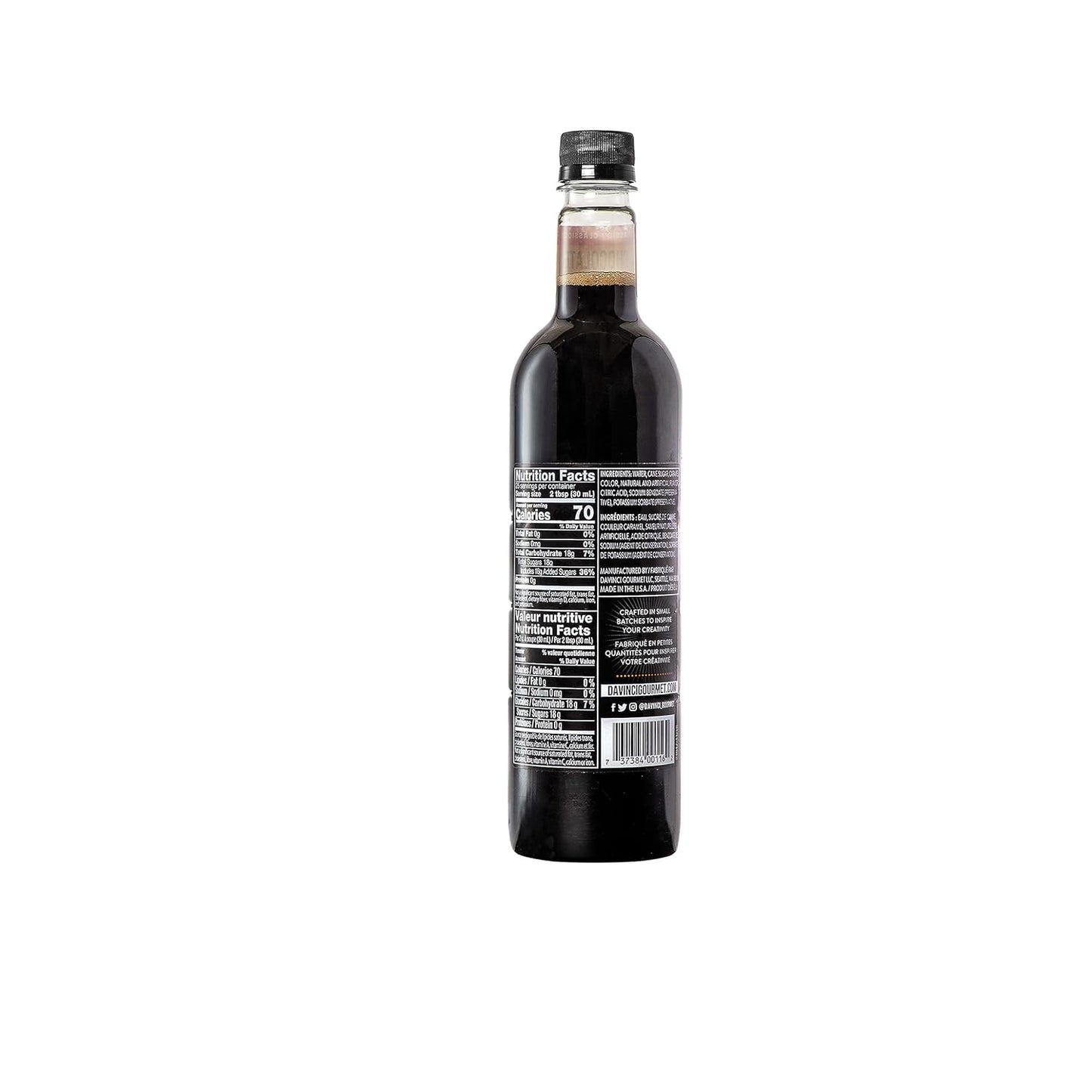 DaVinci Gourmet Classic Chocolate Syrup, 25.4 Fluid Ounces (Pack of 4)