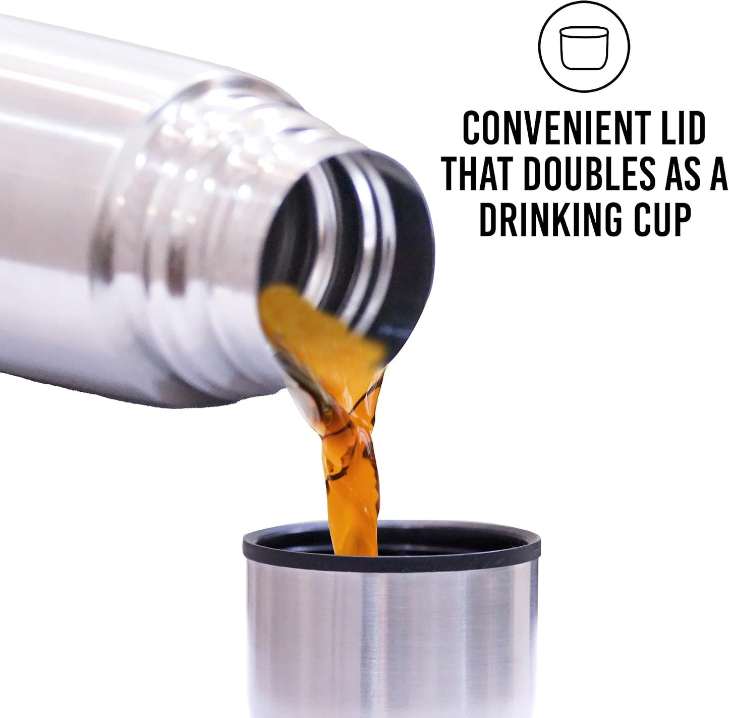 Best Stainless Steel Coffee Thermo, BPA Free, New Triple Wall Insulated, Hot &amp; Cold for Hours. (34 OZ/1000ML)