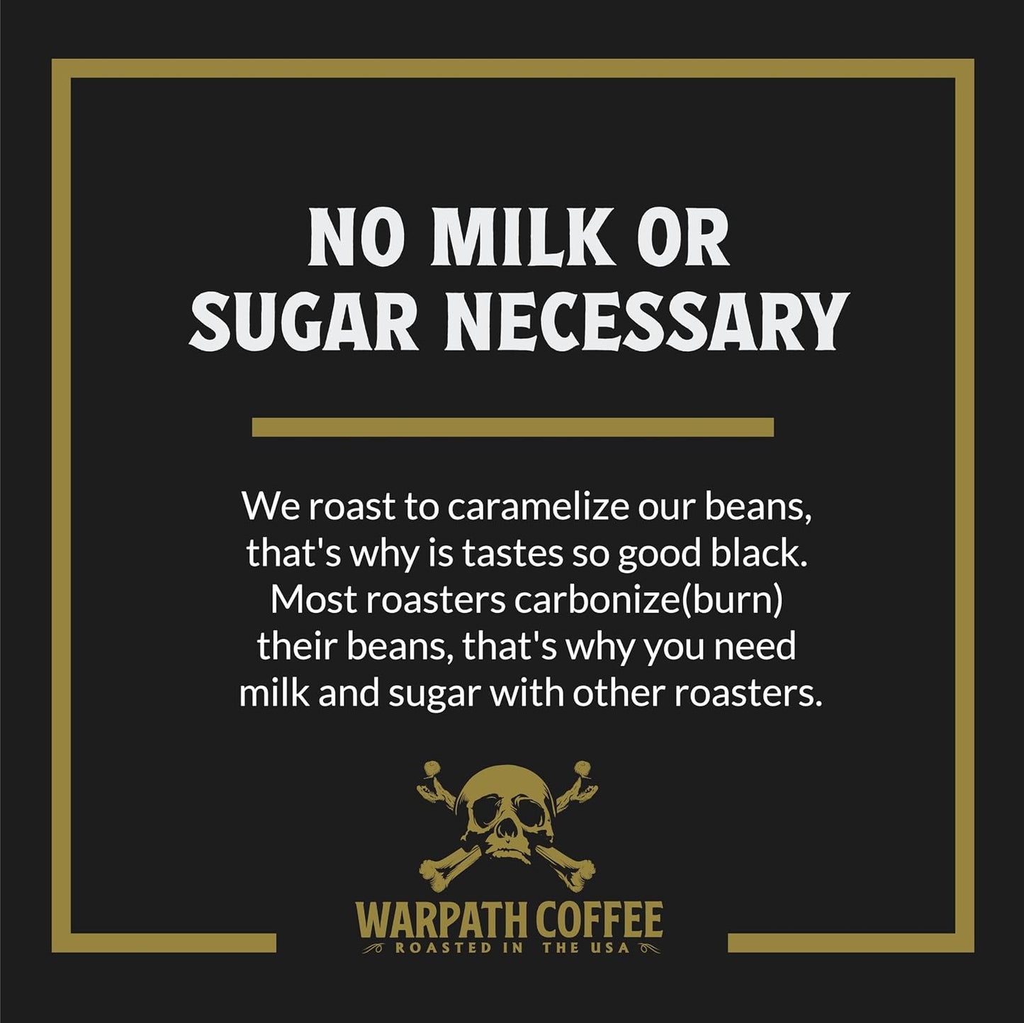 Warpath Coffee Breakfast Blend Medium Roast Whole Bean Coffee, 12 oz | 100% Arabica Whole Beans, High Caffeine, Extra Strong Roast, Rich Aroma, Full-Bodied Cup, Created By Navy Seals
