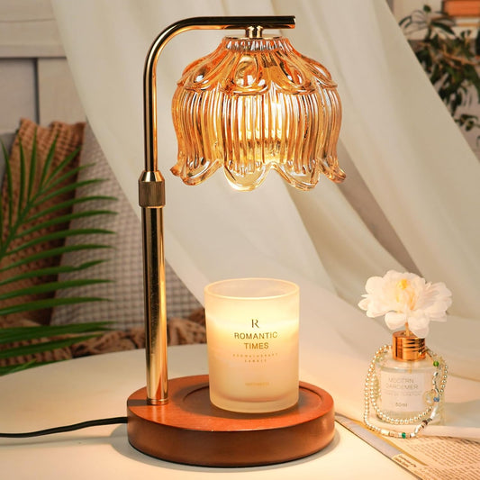 Candle Warmer Lamp with Timer, Christmas Birthday Gifts for Women Mom, House Warming New Home Room Decor, Height