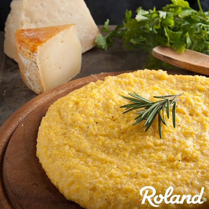 Roland Foods Fine Grain Yellow Polenta From Italy, Specialty Imported Food, 5 Pound Bag, Pack of 1
