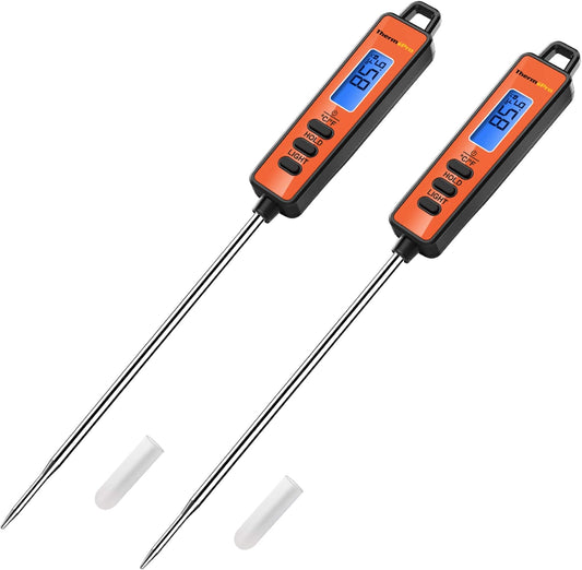 ThermoPro TP01A Instant Read Meat Thermometer with Long Probe Digital Food Cooking Thermometer for Grilling BBQ Smoker Grill