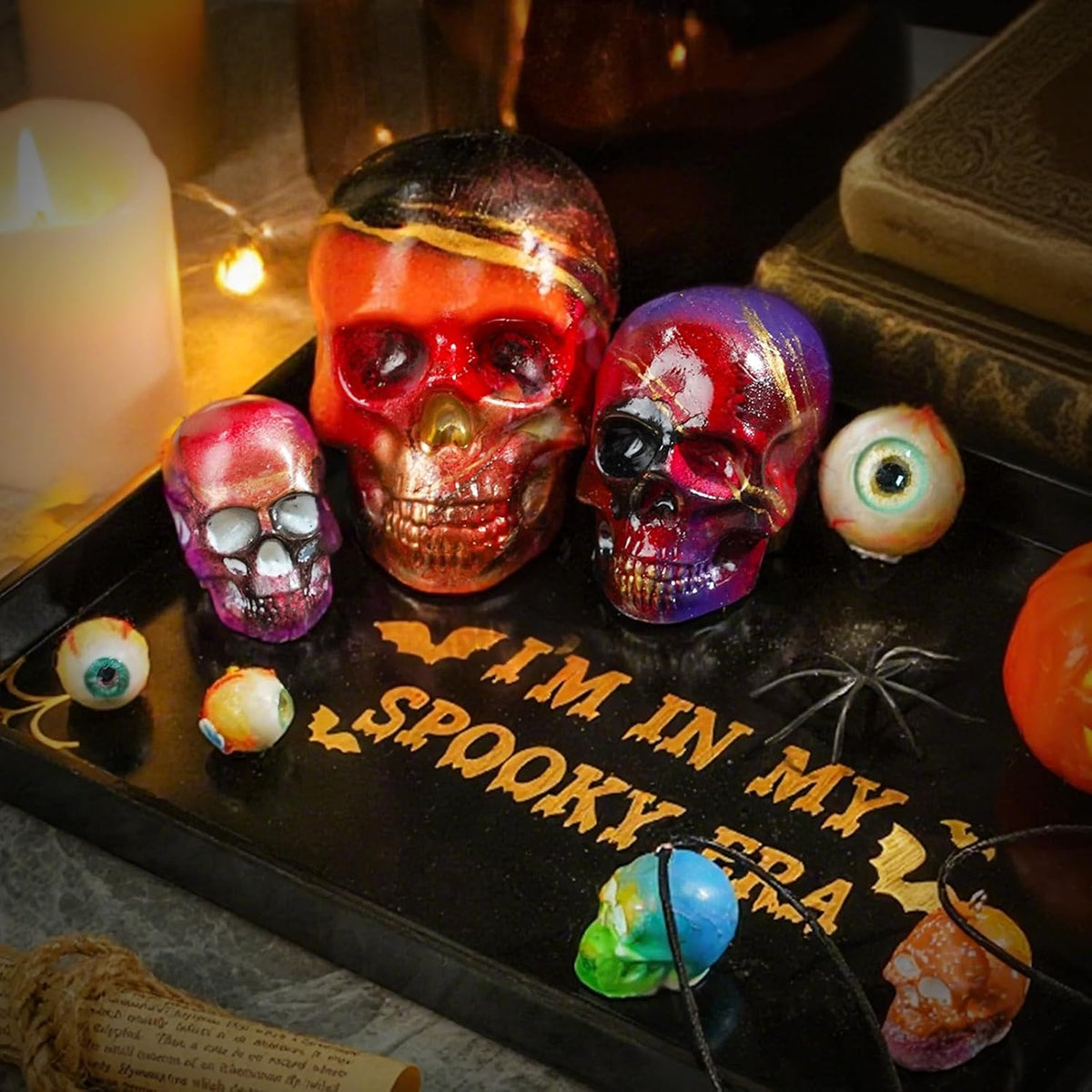 LET'S RESIN 3D Skull Resin Molds