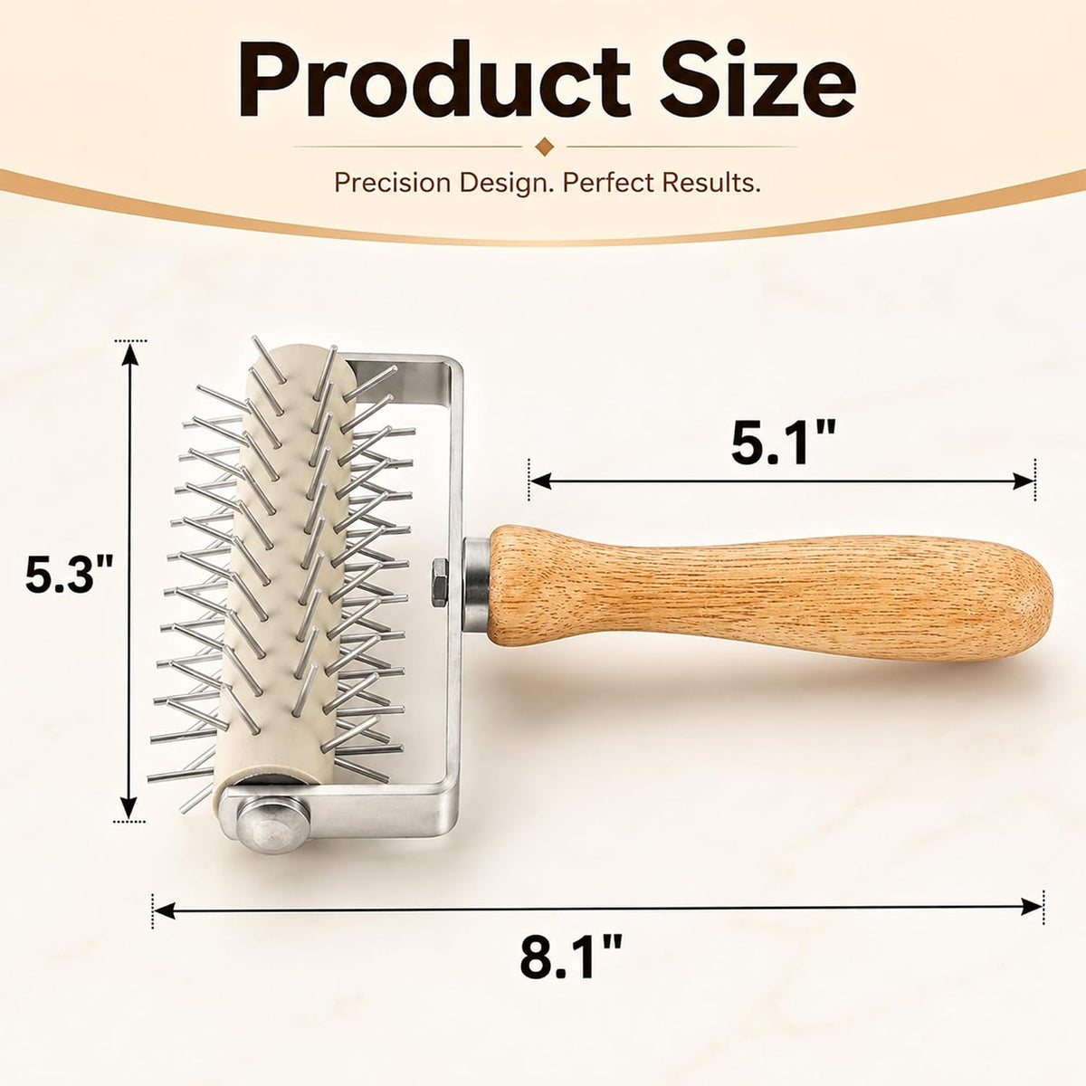 Pizza Dough Docker Pastry Roller Stainless Steel,Pizza Docking Tool