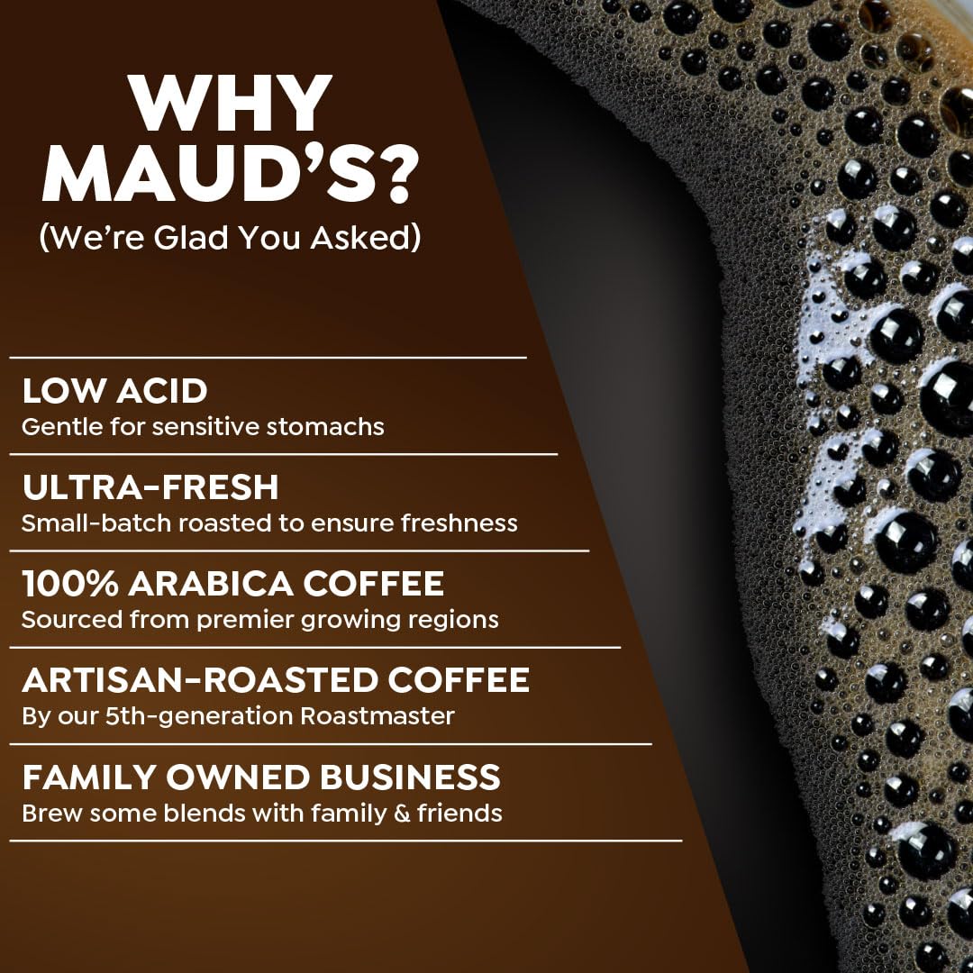 Maud’s Decaf Dark Roast Coffee Pods, 100ct