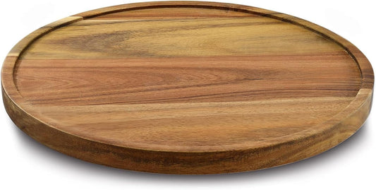 10" USA Oak Wood Lazy Susan Organizer Kitchen Turntable for Cabinet Pantry Table Organize