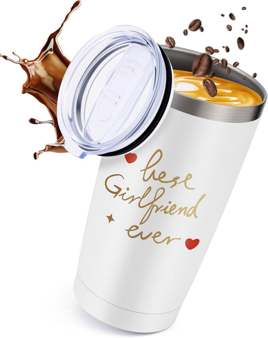 20 Oz Insulated Coffee Cups Car Travel With LIDS Unique Christmas Birthday Ideas For Women Useful Custom Gifts Stepmothers