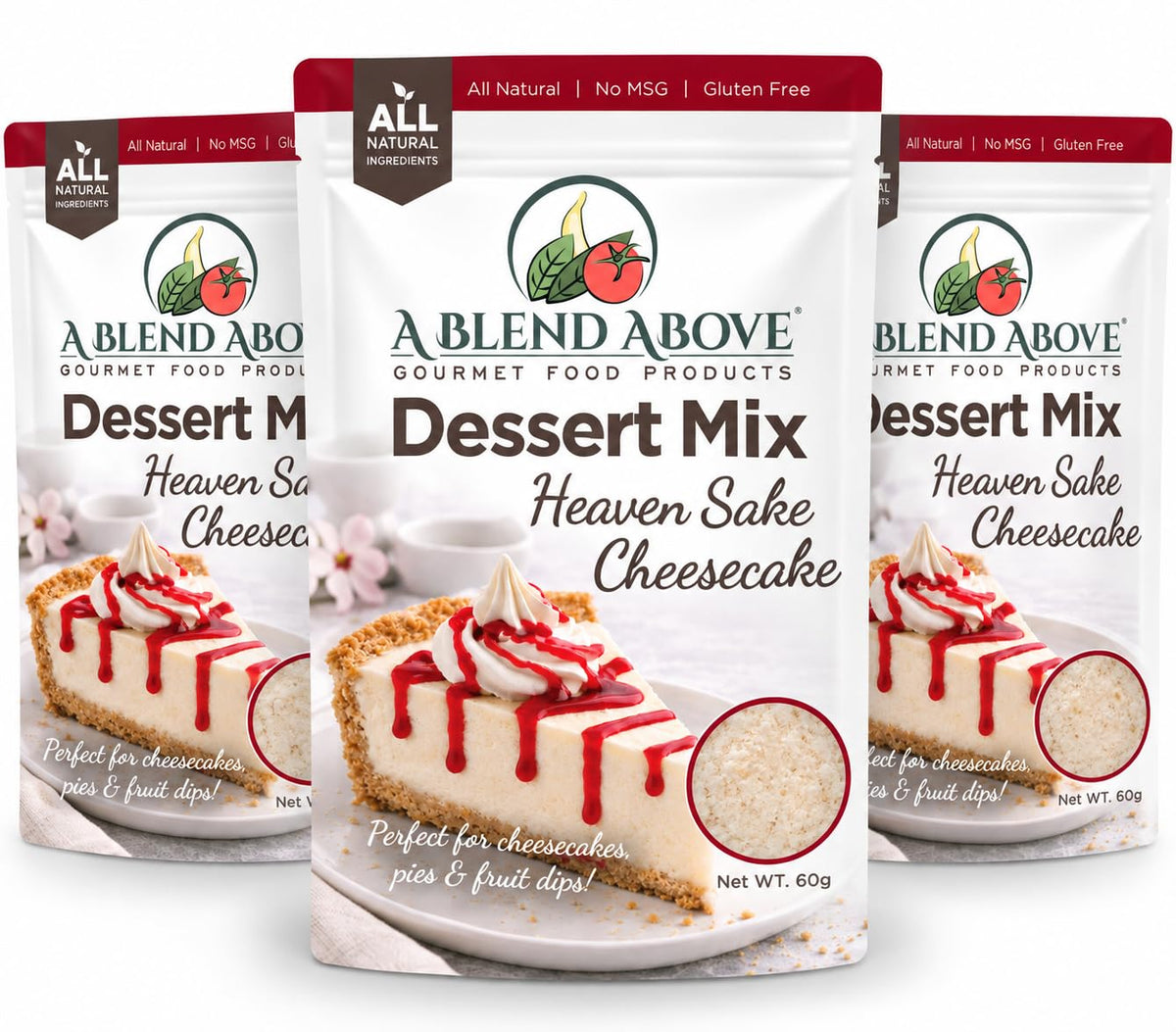 A Blend Above Heaven Sake Cheesecake Mix - No-Bake Dessert