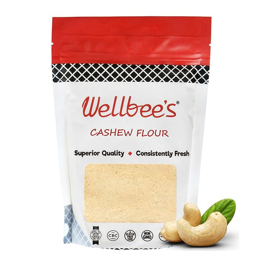 Wellbee's Cashew Flour - Gluten Free Nut Flour - Finely Ground Powder For Baking - Non GMO - No Additives - SCD Approved (1