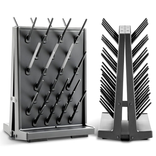 54 Pegs Lab Drying Racks Double Sided Pegboard Bench-top Wall-Mount Laboratory Glassware Detachable PP Test Tube Drying