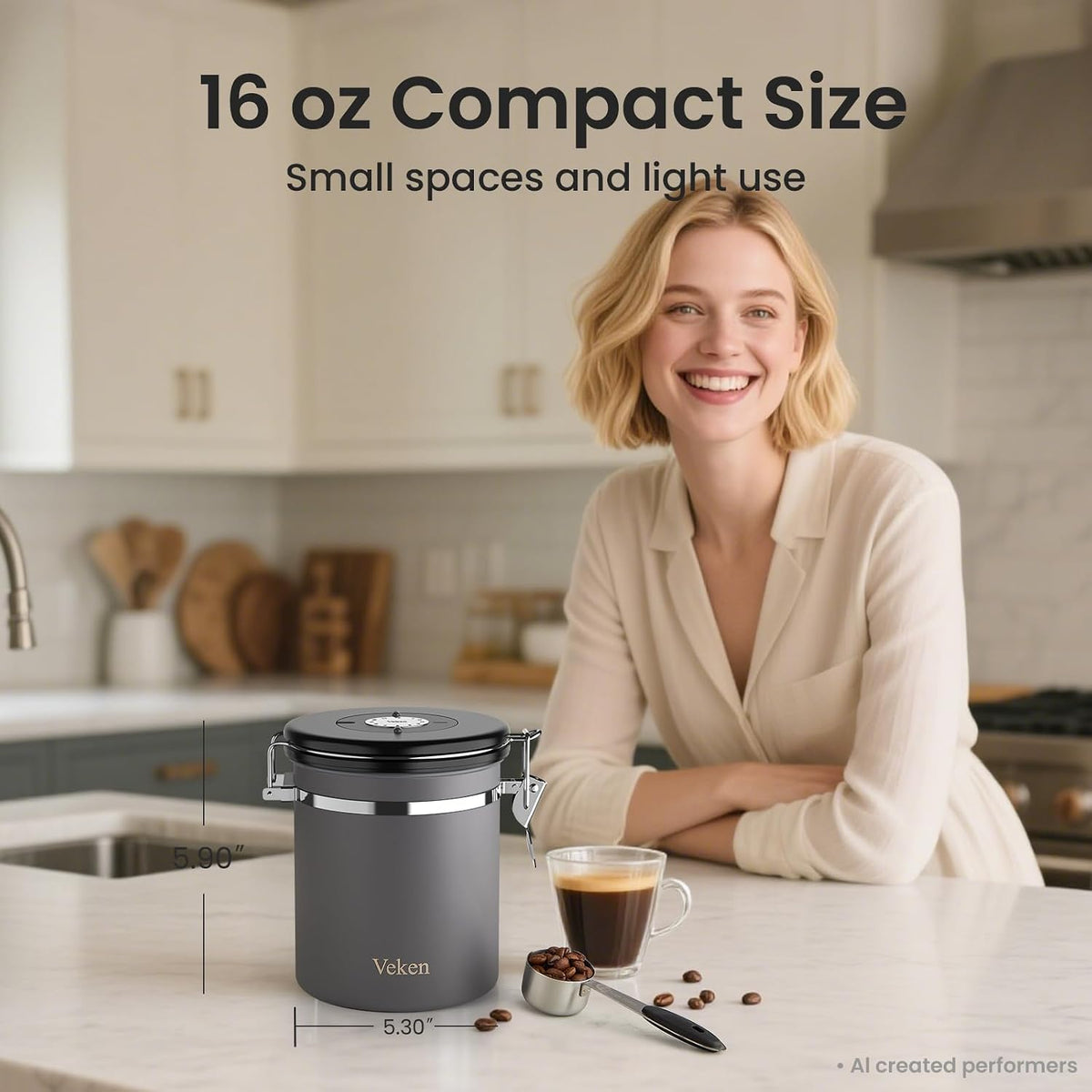 Veken Coffee Canister