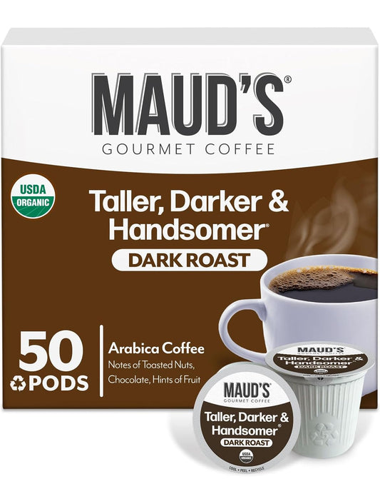 Maud's Organic Single Origin Dark Roast Coffee Pods