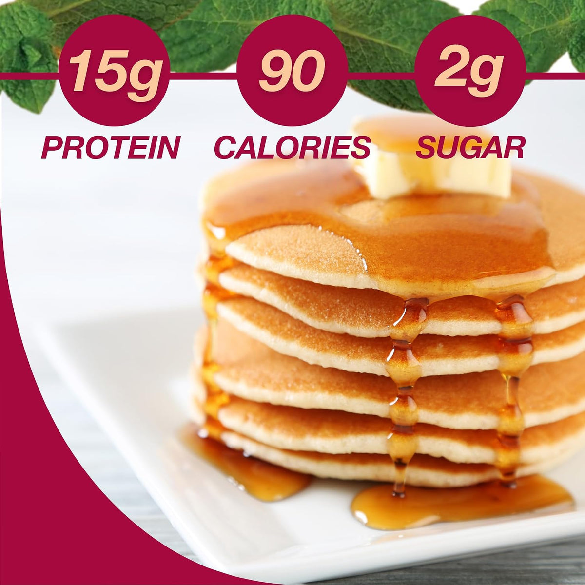 ProtiDIET High Protein Pancake Mix - Naturally Flavored - 7 ct