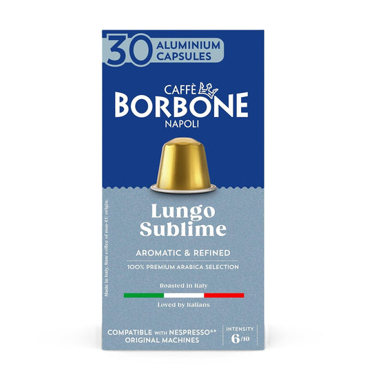 Caffè Borbone 100% Arabica Aluminum Capsules Compatible with Nespresso Original Machines, Medium Roast, 50 Count